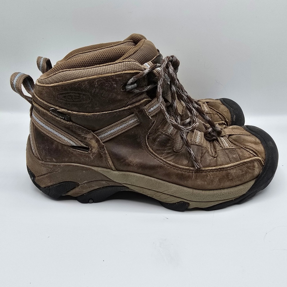 KEEN Waterproof Targhee‎ 2 Leather Hiking Boots Women's US 8.5 Brown Trail Shoes
